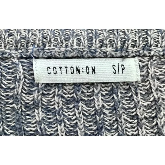 Cotton on cropped grey marled sweater - Picture 2 of 4